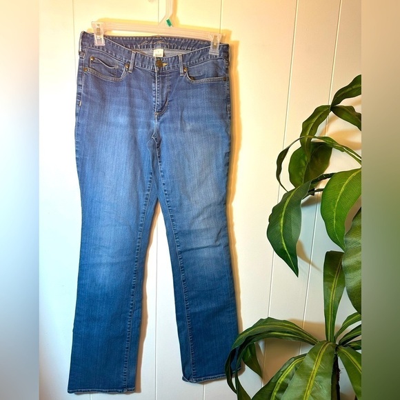 Eddie Bauer Women’s Size 8 Long Curvy Boot Cut Jeans - Picture 1 of 10